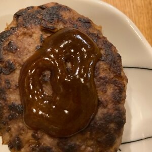 大好物、牛ひき肉のハンバーグ